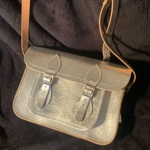 Silver Cambridge Satchel 11 inch